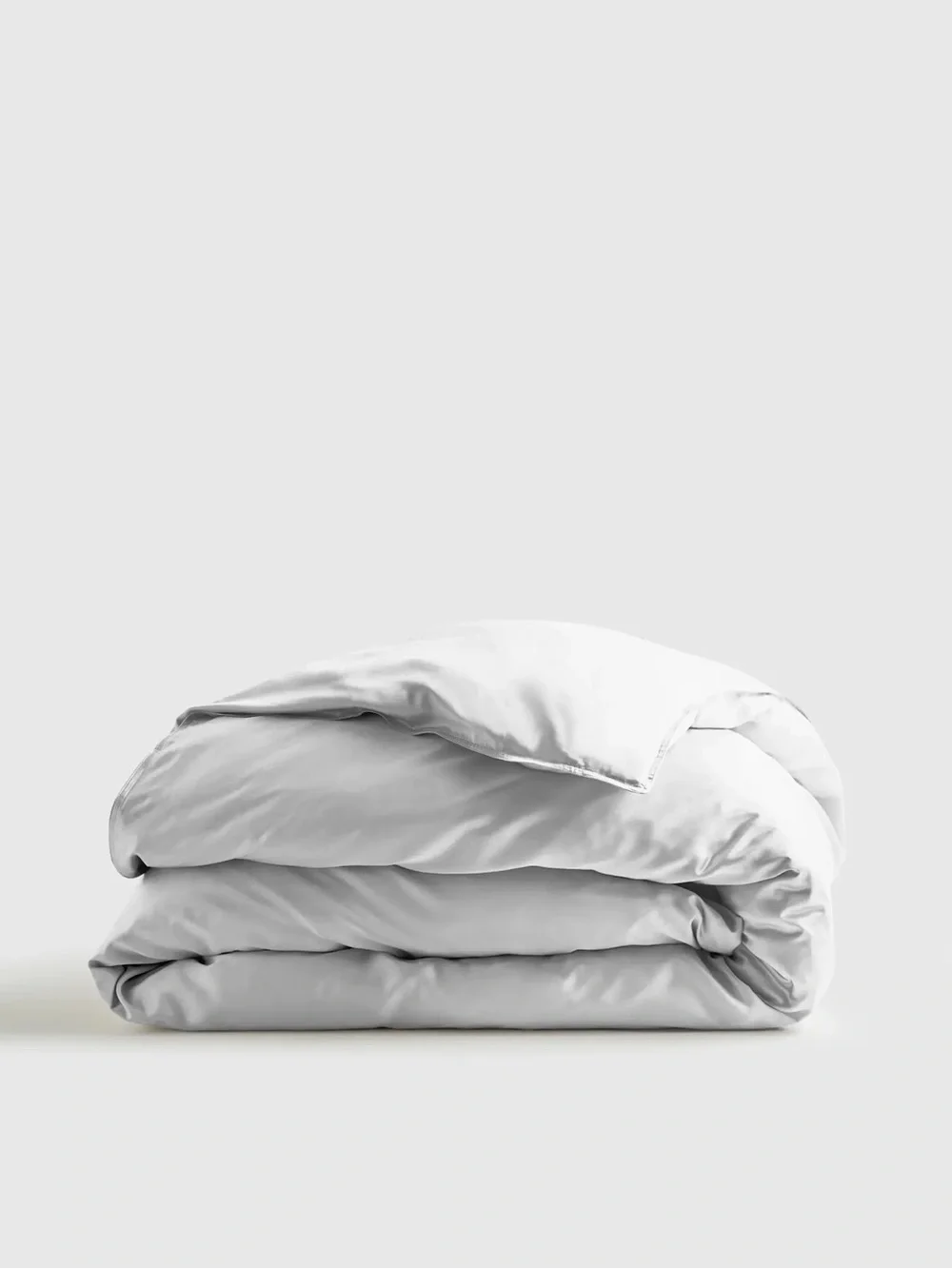 NWT QUINCE Bamboo Duvet Cover Full/Queen Light Grey 0548